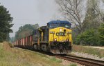 CSX 436 leads train Q777 eastbound